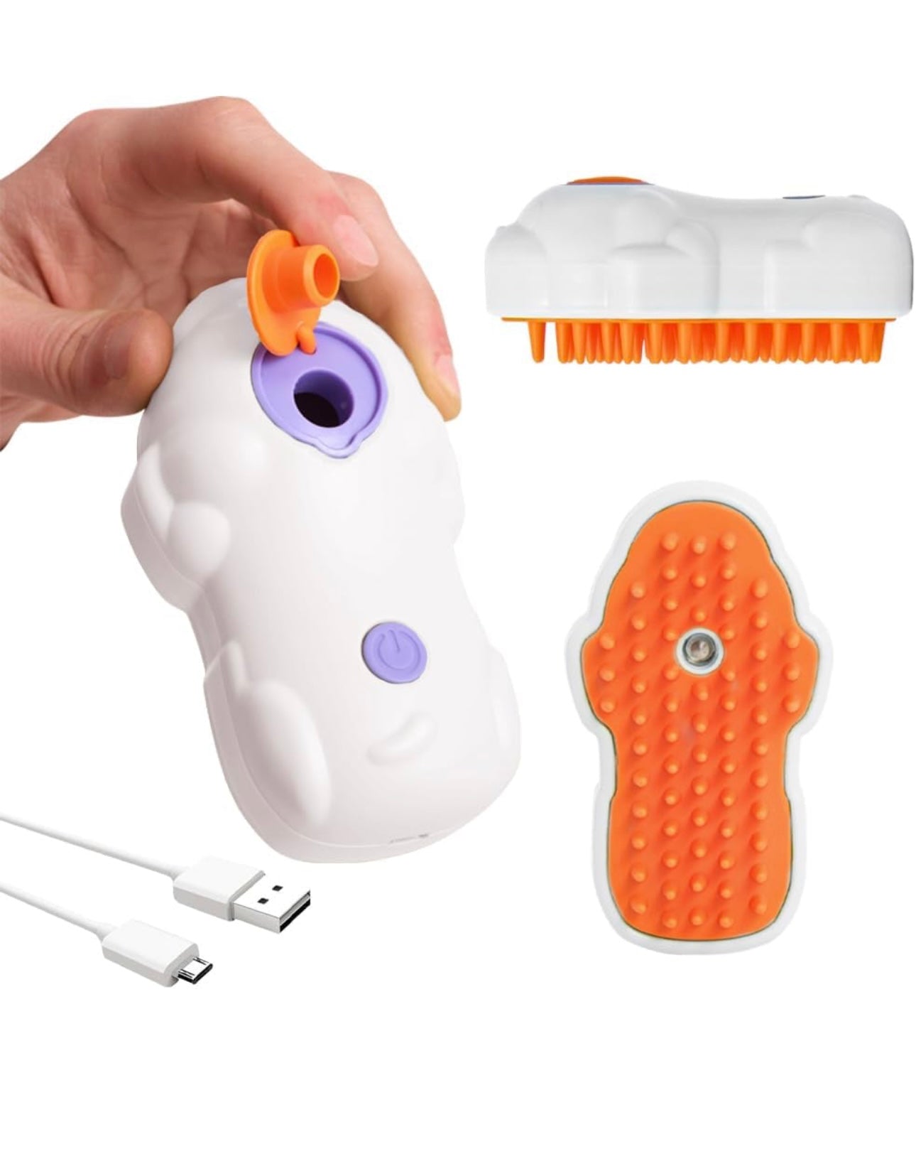 CEPILLO DE VAPOR 3 EN 1 PARA MASCOTAS
